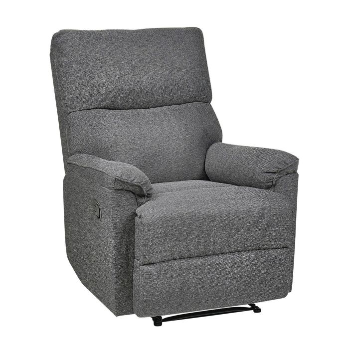 Fabric Recliner Chair Grey EVERTON