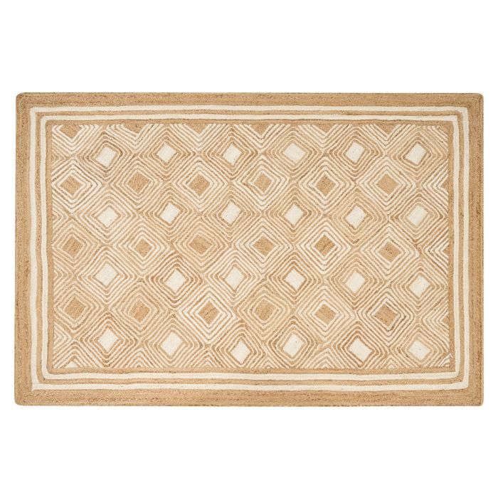 Jute Area Rug 200x300cm Beige