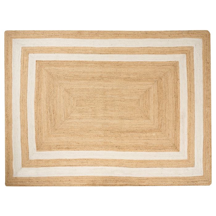 Jute Area Rug 300x400cm Beige