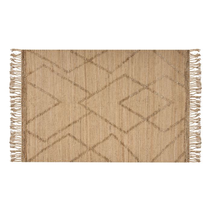 Jute Area Rug 160x230cm Beige