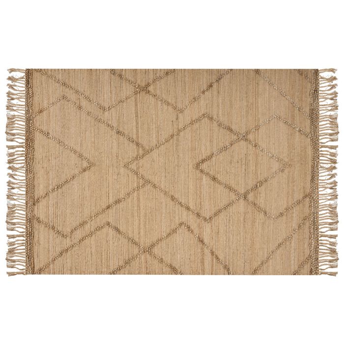 Jute Area Rug 200x300cm Beige