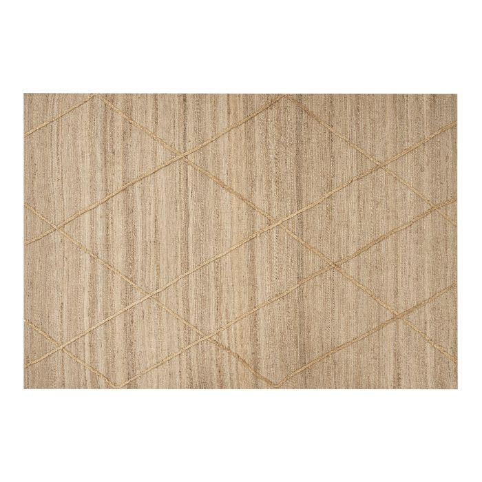 Jute Area Rug 160x230cm Beige