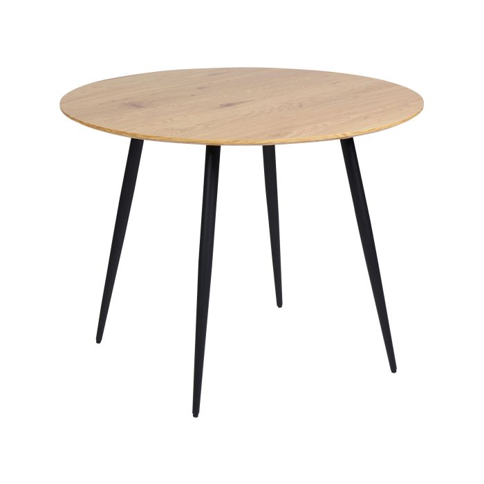 Round Dining Table ⌀ 100 cm Light Wood BJORKA