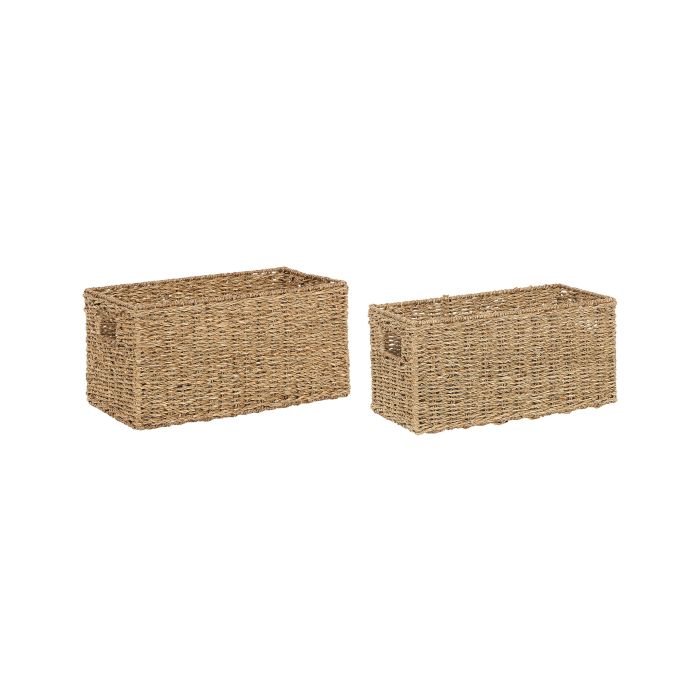 Set of 2 Seagrass Baskets Light