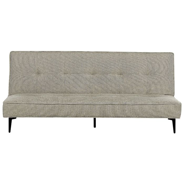Fabric Sofa Bed Light Green ESSVIK