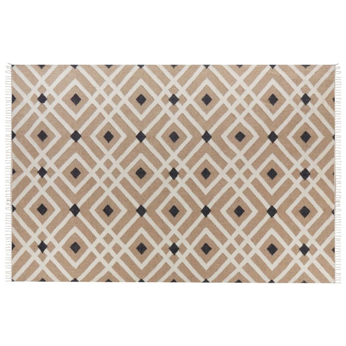 Jute Area Rug 200x300cm Beige