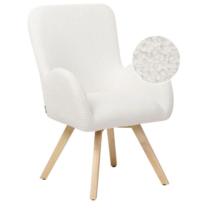 Boucle Armchair White BJARN