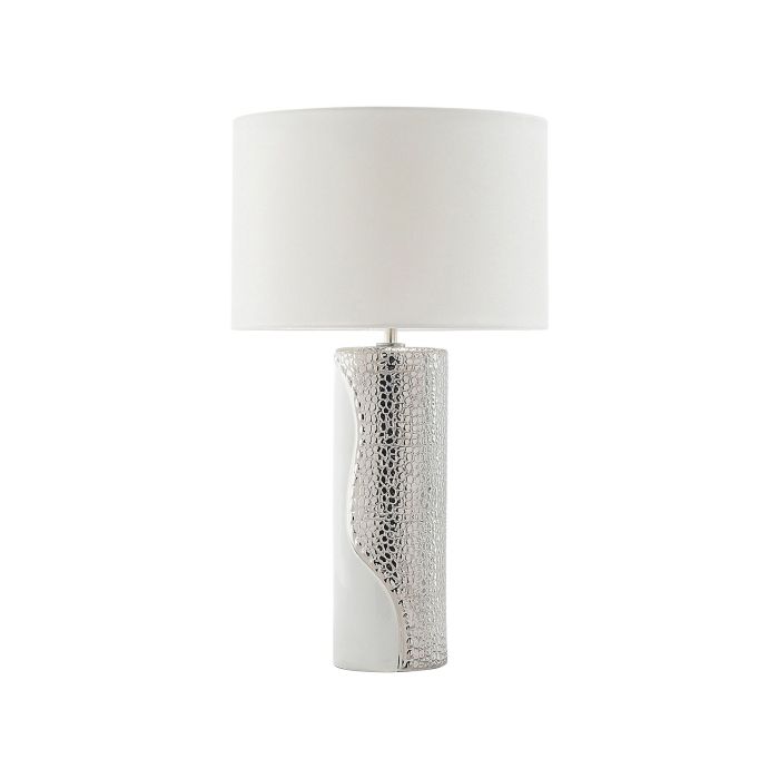Table Lamp White with Silver AIKEN