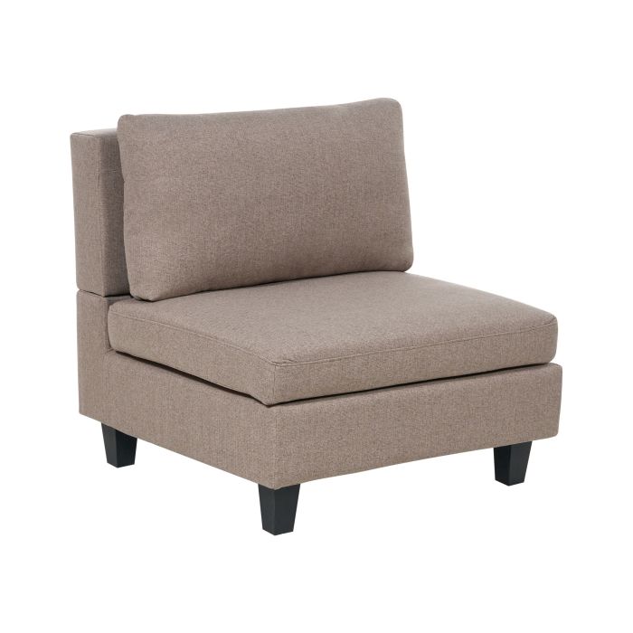 Fabric 1-Seat Section Brown UNSTAD
