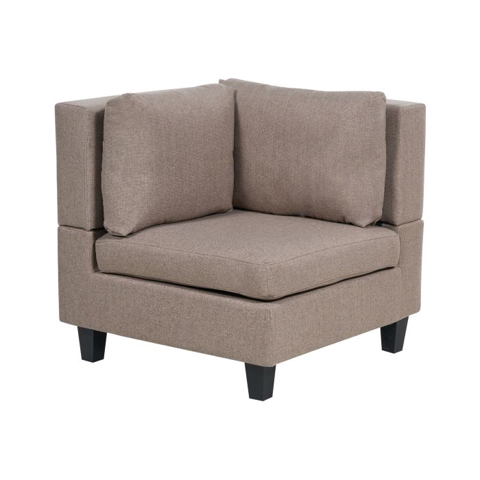 Fabric Corner Section Brown UNSTAD