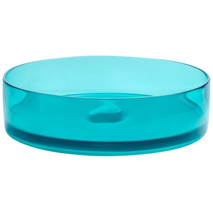 Round Countertop Basin âŒ€ 360 mm Turquoise TOLOSA
