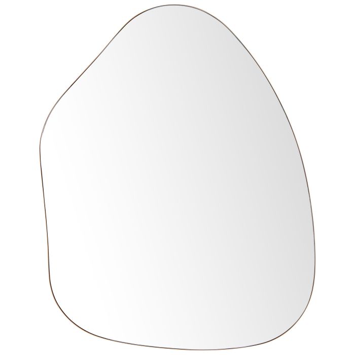 Metal Wall Mirror 70x92cm Gold