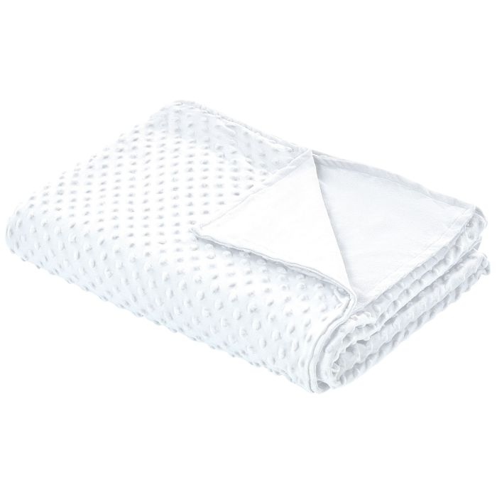 Weighted Blanket Cover 120 x 180 cm White CALLISTO