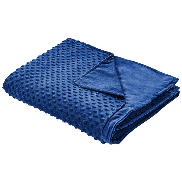 Weighted Blanket Cover 135 x 200 cm Navy Blue CALLISTO