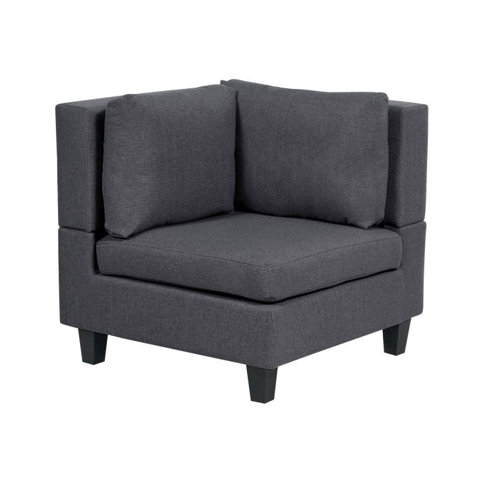 Fabric Corner Section Dark Grey UNSTAD