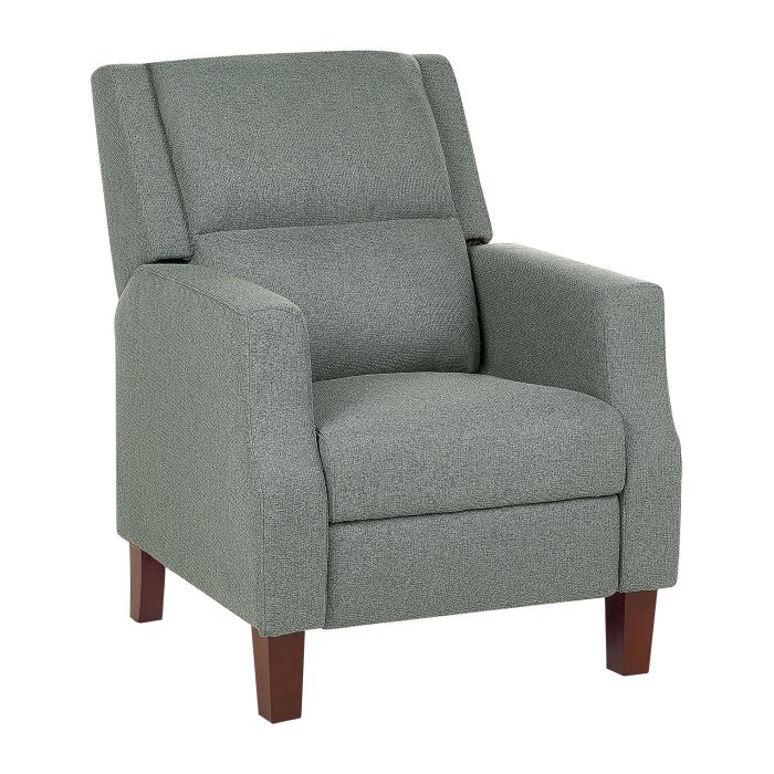 Fabric Recliner Chair Green EGERSUND