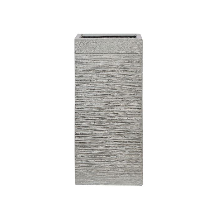 Plant Pot Fibre Clay Taupe 33 x 33 x 70 cm DION