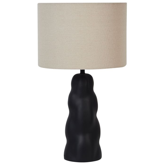 Ceramic Table Lamp Black VILAR