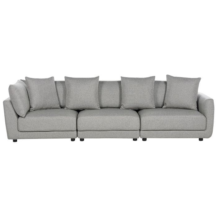 3 Seater Fabric Sofa Light Grey SIGTUNA