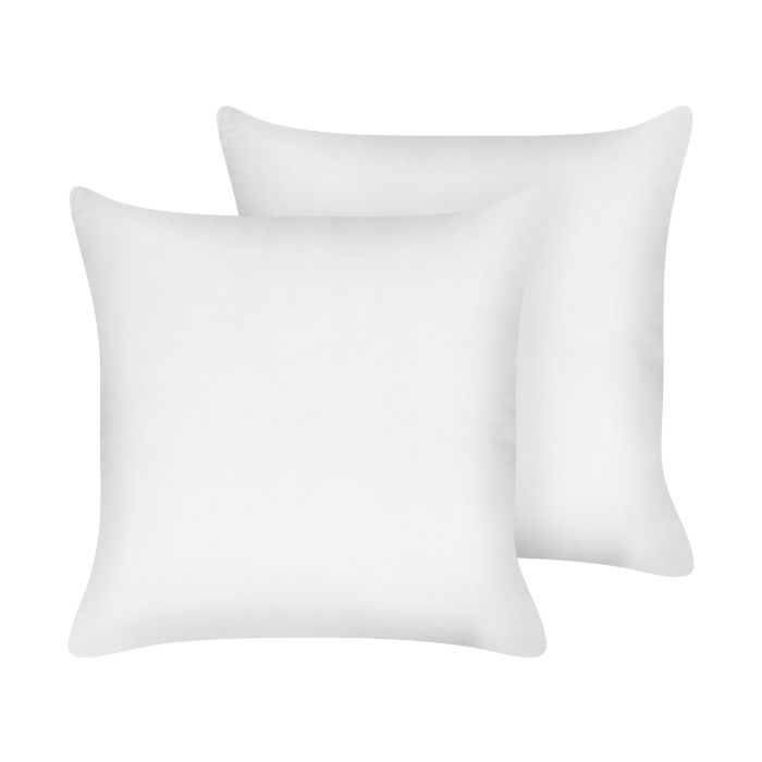 Set of Polyester Bed Low Profile Pillow 80 x 80 cm TRIGLAV