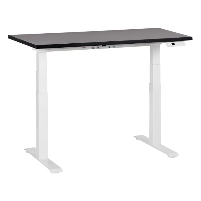 Electric Adjustable Standing Desk 120 x 72 cm Black and White DESTINES