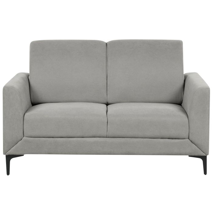 2 Seater Fabric Sofa Grey FENES