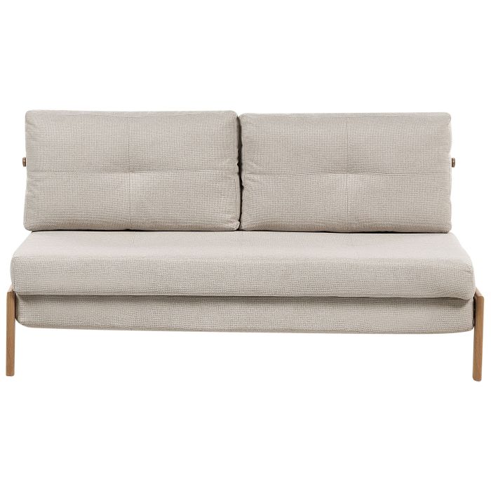 Fabric Sofa Bed Beige EDLAND
