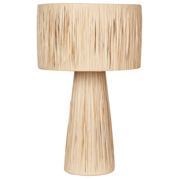 Raffia Table Lamp Natural WELMEL