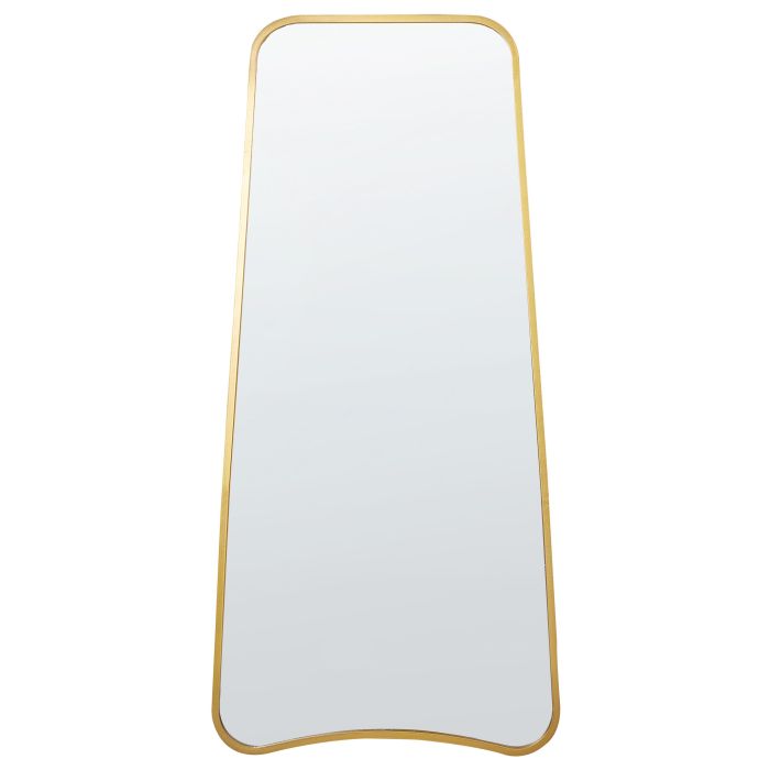 Metal Wall Mirror 58x122cm Gold