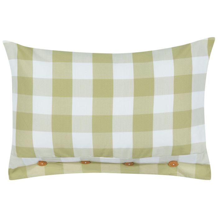 Cushion Checked 40x60cm Green
