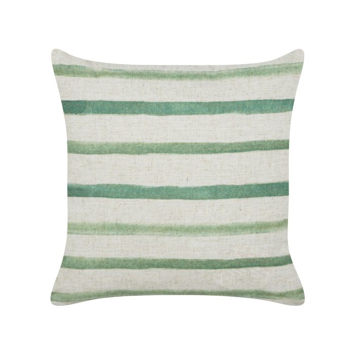 Cushion Striped Pattern 45x45cm Green