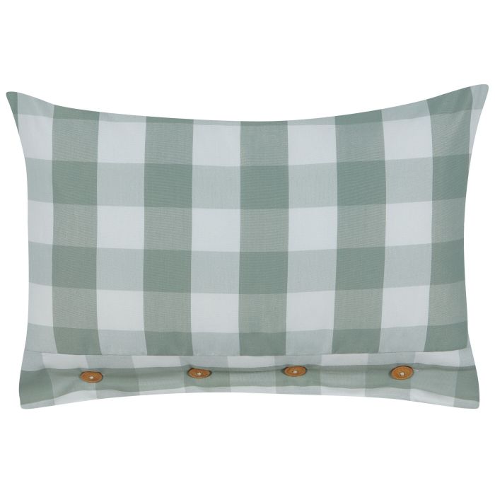 Cushion Checked 40x60cm Mint Green