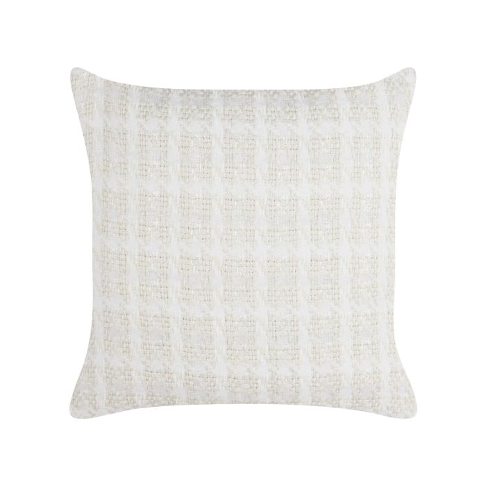 Cushion Checked 45x45cm Beige