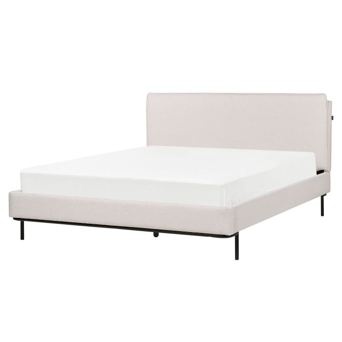 Fabric EU King Bed Beige CORIO