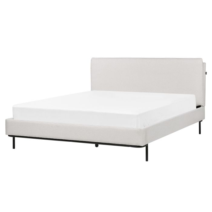 Fabric EU King Bed Grey CORIO