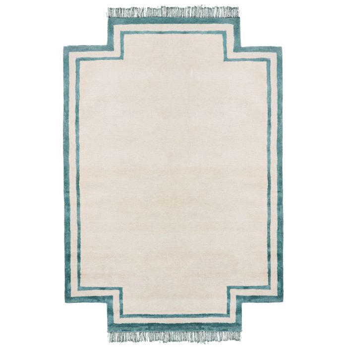 Viscose Area Rug 160x230cm Beige