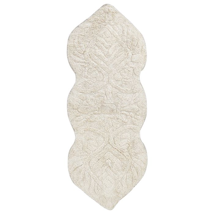 Cotton Bath Mat 150x60cm Beige