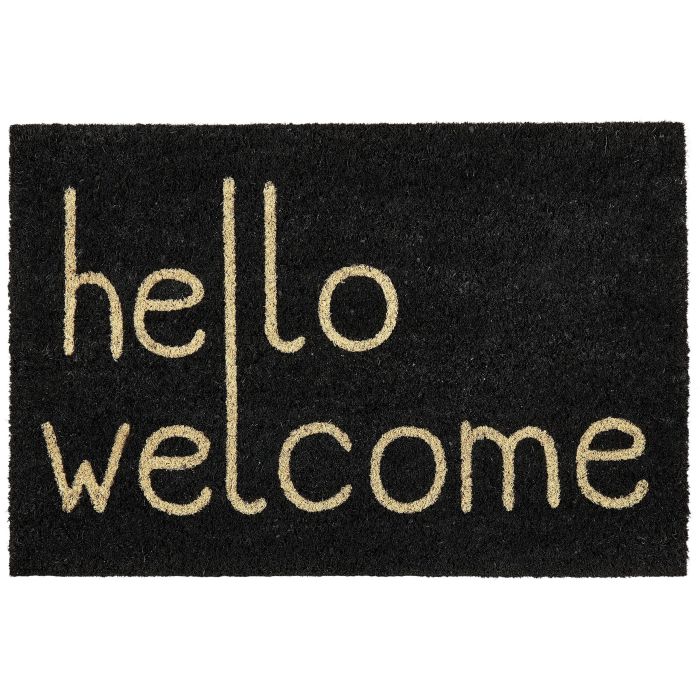 Coir Doormat Black FANSIPAN
