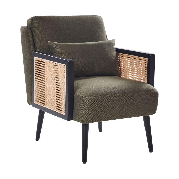 Fabric Armchair Green ORUM