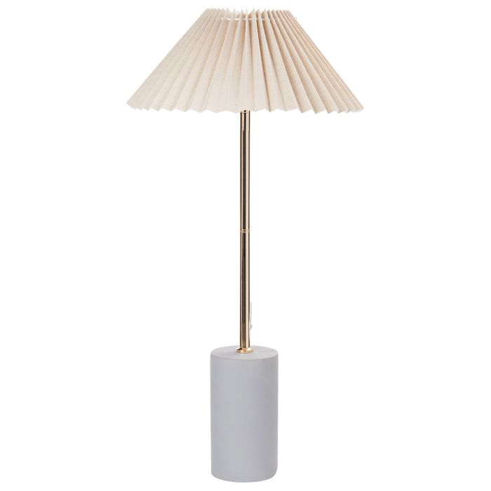 Linen Table Lamp Beige BALUARTE
