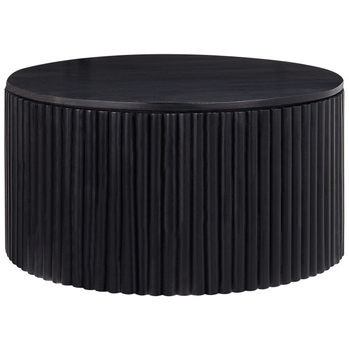 Storage Mango Wood Coffee Table Black KIRKWOOD
