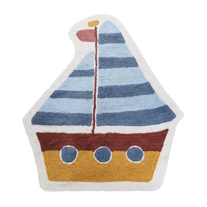 Cotton Kids Rug Ship 105x120cm Multicolour