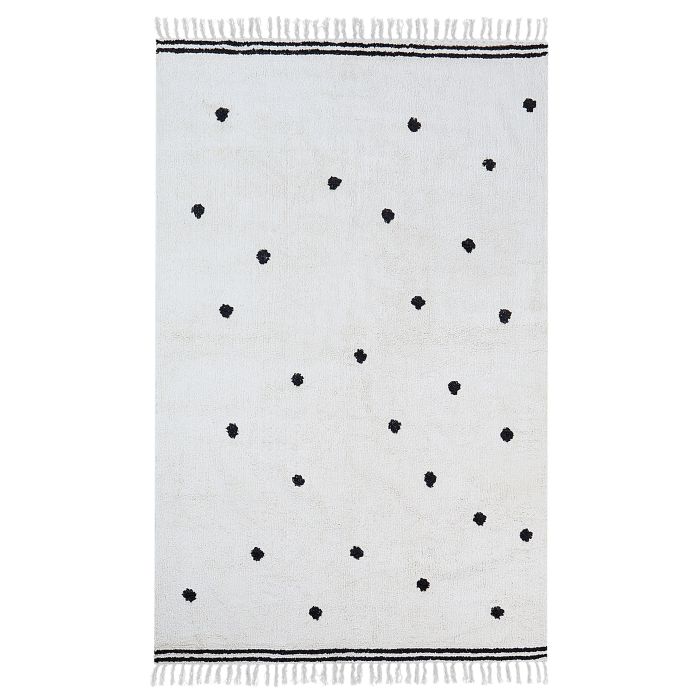 Cotton Area Rug 140x200cm White