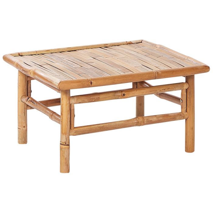 Bamboo Coffee Table 64 x 55 cm Light CERRETO