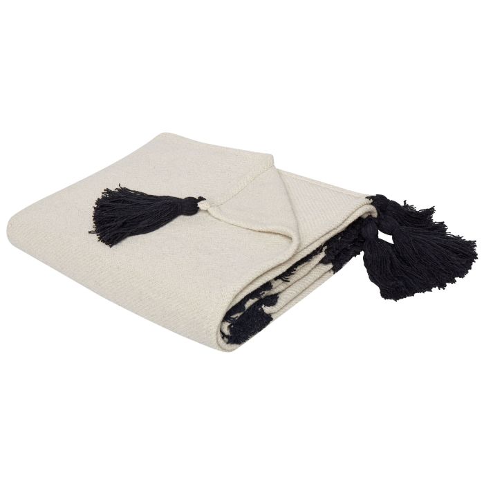 Cotton Blanket 125 x 150 cm White SEDIO