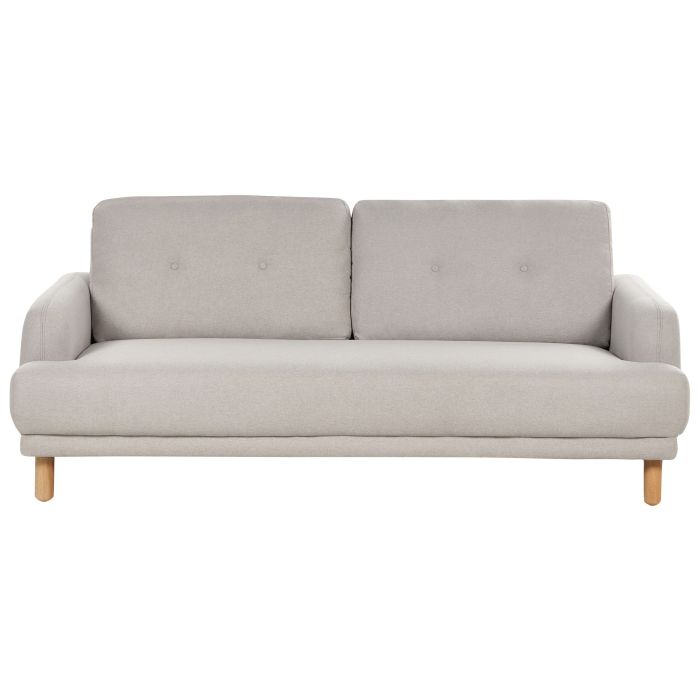 3 Seater Fabric Sofa Taupe TUVE