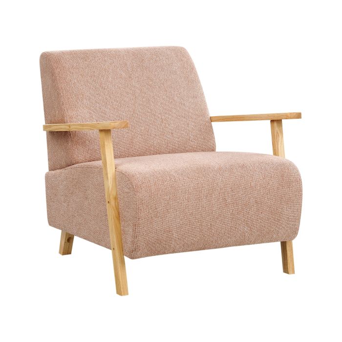 Fabric Armchair Pink LESJA