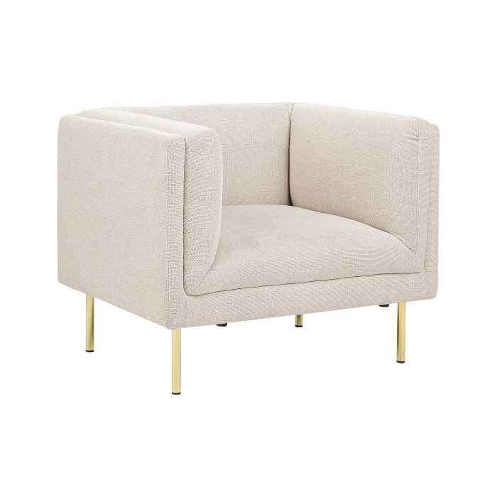 Fabric Armchair Beige MOEN