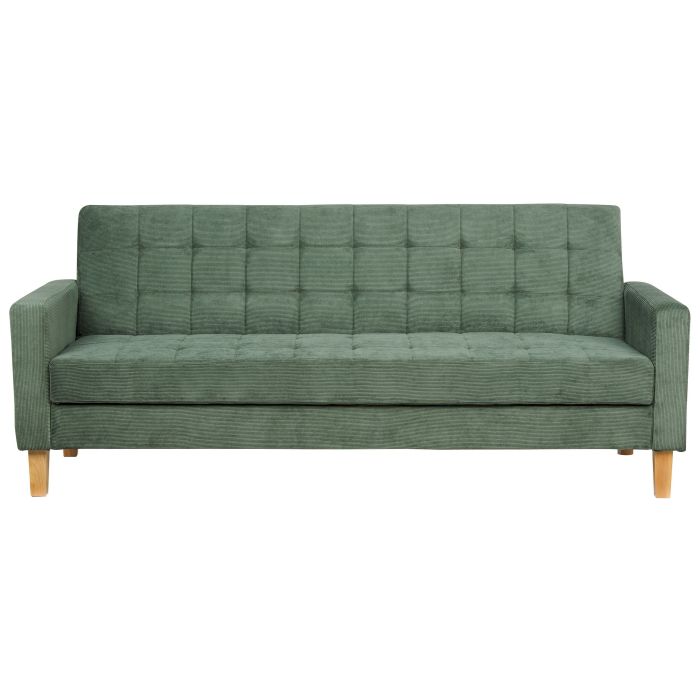 Fabric Sofa Bed Green VEHKOO