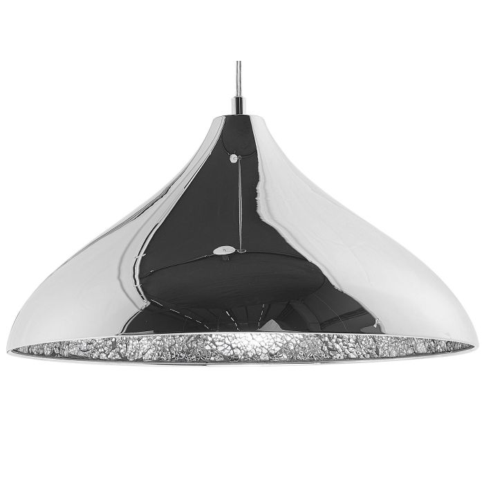 Metal Pendant Lamp Silver ISKAR
